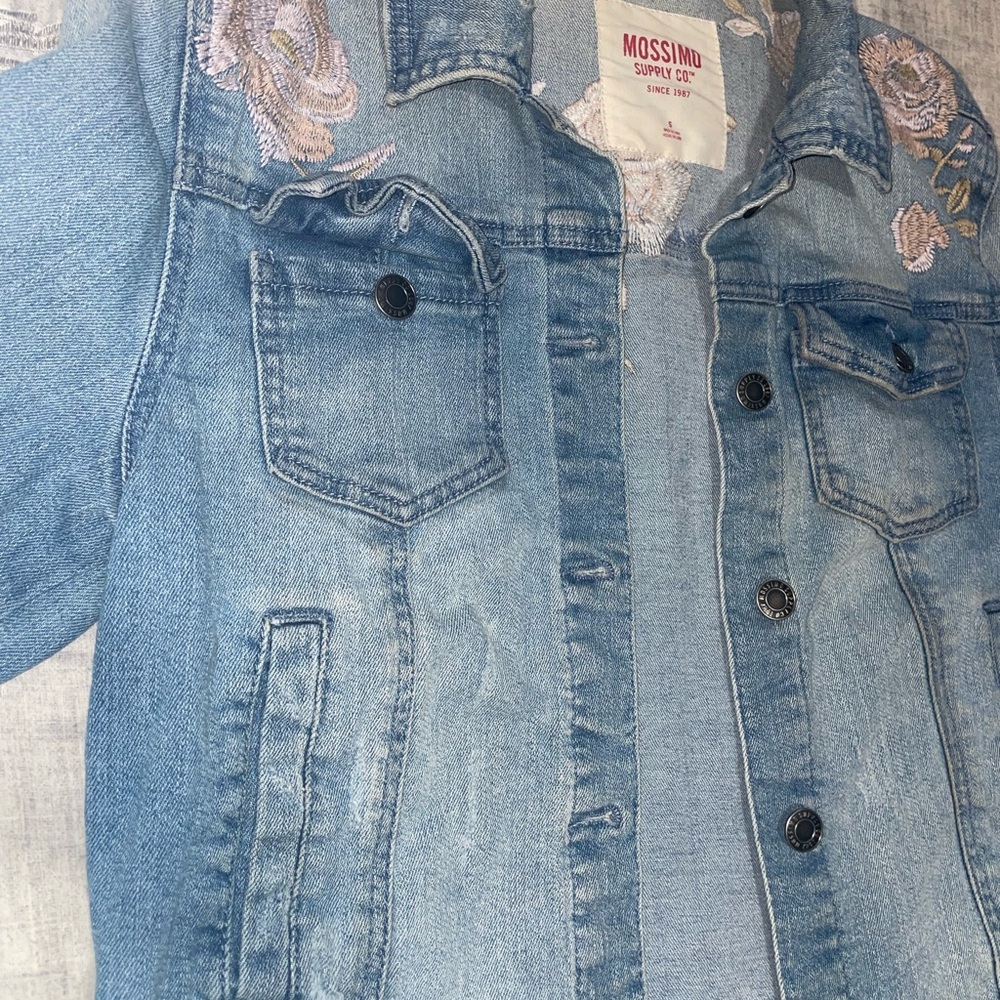 Mossimo Supply Co. Jean floral Jacket